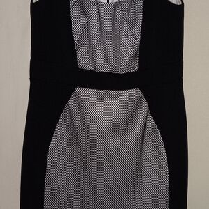 Elegant Black and White Dress